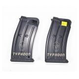 2- Typhoon 5-round shotgun magazines,