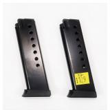 2- SIG P225 8-round 9mm magazines, -x2 magazines