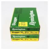 2- Boxes of Remington 16 Ga. 2.75" rifled hollow