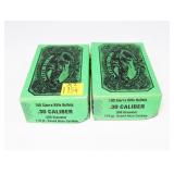 2- Boxes of Sierra .30 Cal. 110-grain round nose