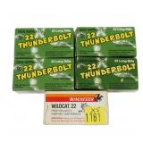 5- Boxes of .22 LR cartridges, 50 rounds each,