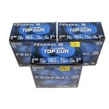3- Boxes of Federal Top Gun 12 Ga. 2.75" No. 8