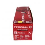 100 Box of Federal 20 Ga. 2.75" No. 8 field &