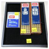 Lot: CCI .22L, .22 LR and .22 LR Shotshell,