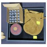 Lot: Box of 58 Cal. Bullets, Partial of Percussion