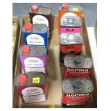 Lot: 9 Partial cans of assorted Powder