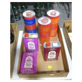 Lot: 6 Partial cans of powder