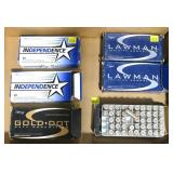 Lot: 6 boxes of .40 S&W,