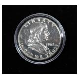 1962 Franklin half dollar, Proof