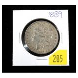 1889 Morgan dollar