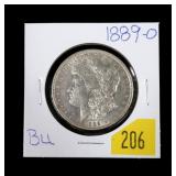 1889-O Morgan dollar, BU