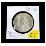1901-O Morgan dollar, gem BU