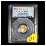 2011 $5 Gold Eagle 1/10 oz. PCGS slab certified