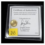 2016 $5 Gold Canadian Maple Leaf 1/10 oz., Mint BU