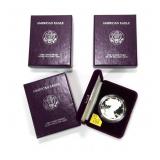 3- 1986-S American Silver Eagle Proofs -x3 Proofs