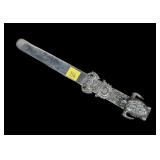 Silver letter opener, unmarked