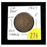 1827 U.S. large cent