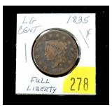 1835 U.S. large cent