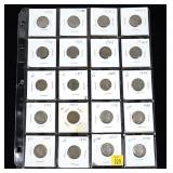 20- Buffalo and Liberty nickels: 1903-1936 -x20