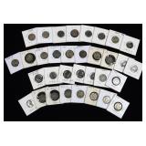 33- War nickels, 35% silver -x33 nickels