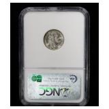 1942 Mercury dime, NGC slab certified MS-67