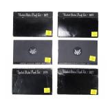 6- U.S. Proof sets: 1976, 5- 1977  -x6 sets