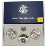1984 3-piece Olympic coin set, uncirculated
