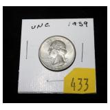 1939 Washington quarter, uncirculated