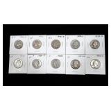10- Quarters, 90% silver -x10 quarters