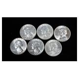 6- BU Washington quarters: 2- 1955,  2- 1956,