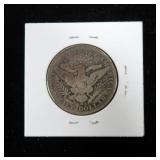 1912-D Barber half dollar