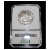 1942 Walking Liberty half dollar,