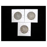 3- Walking Liberty half dollars: 1938, 1942, 1943