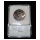 1950 Franklin half dollar, slab certified MS-64