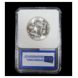 1959-D Franklin half dollar, IGS slab certified
