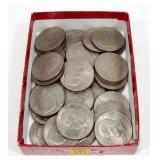 38- Eisenhower dollars, mixed dates -x38 dollars
