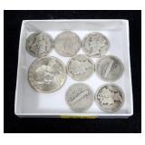 Lot, 90% silver coins, $0.95 face value