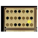 Partial set of Lincoln cents 1909-1946, 89 pcs.