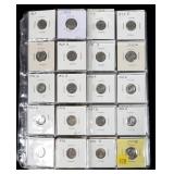 Partial set of non-silver Roosevelt dimes