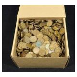 Lot, wheat cents, 2000 pcs.