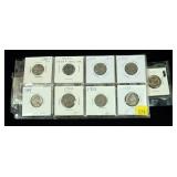 Lot, mostly BU Jefferson nickels 1938-1957, 25 pcs