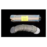 40- Buffalo nickels, mixed dates -x40 nickels