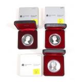 3- Canadian silver commemorative dollars: 1979,