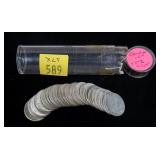 25- Canadian dimes, .500 silver  -x25 dimes