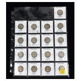 17- Canadian silver quarters, .800 silver