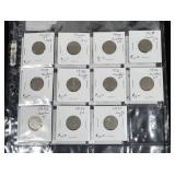 Lot, Canadian nickels 1922-1952, 22 pcs.