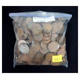 Lot, Canadian small cents, 500 pcs.