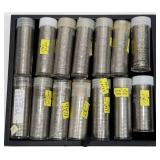 14- Canadian mixed date nickels, some BU rolls