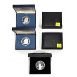 5- 1976 silver Bicentennial medals   -x5 medals