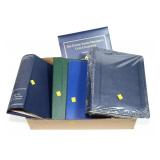 Lot, unused and used stamp binders